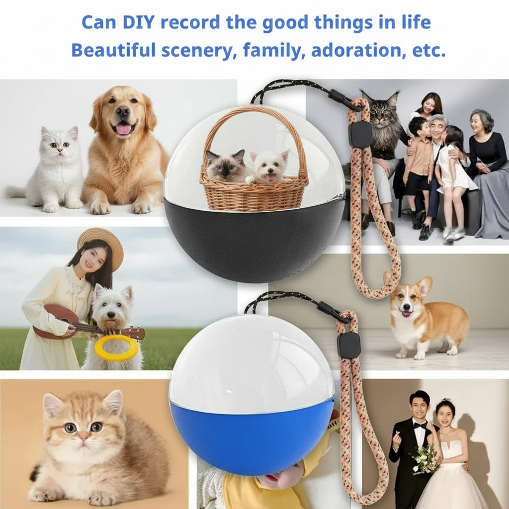 Memory Art Glass Electric  Ball