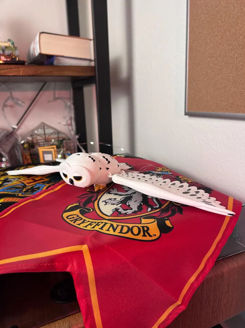 Flying White Owl — Magical Letter Decor
