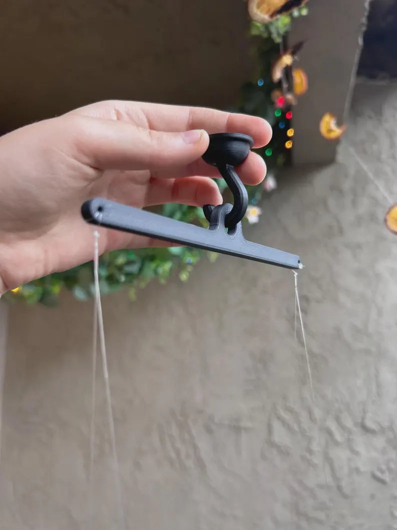 Flying Black Bat — Hanging Magical Mobile