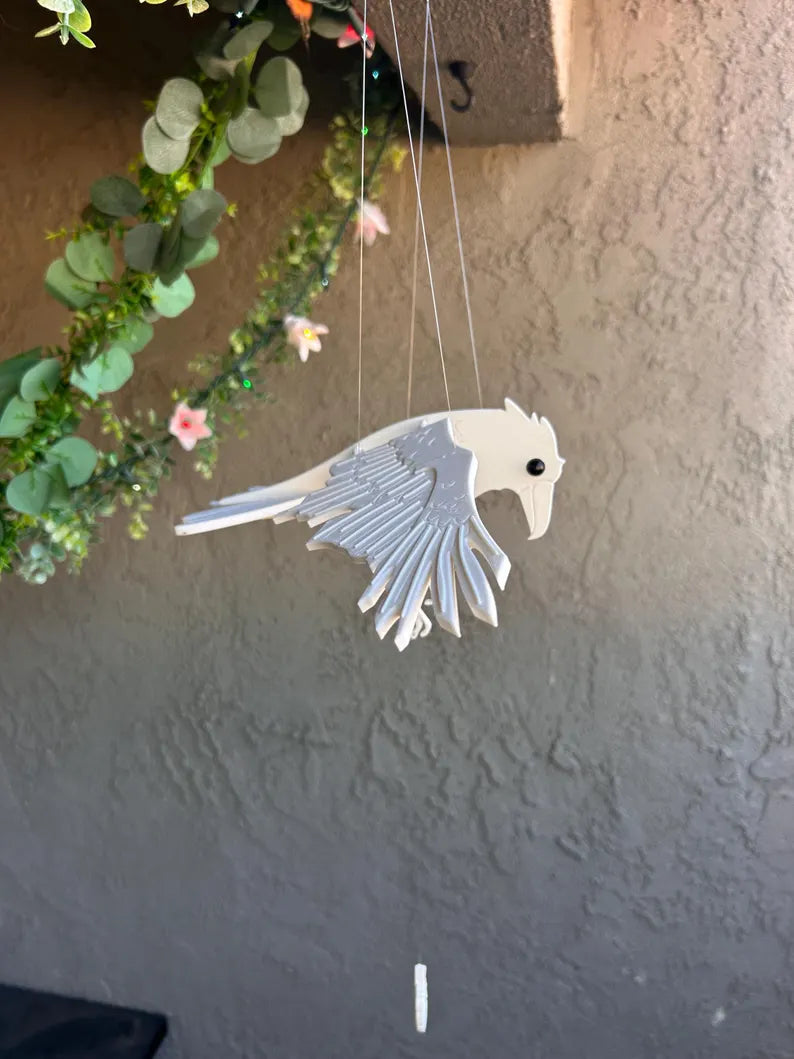 White Raven – Flying Decoration
