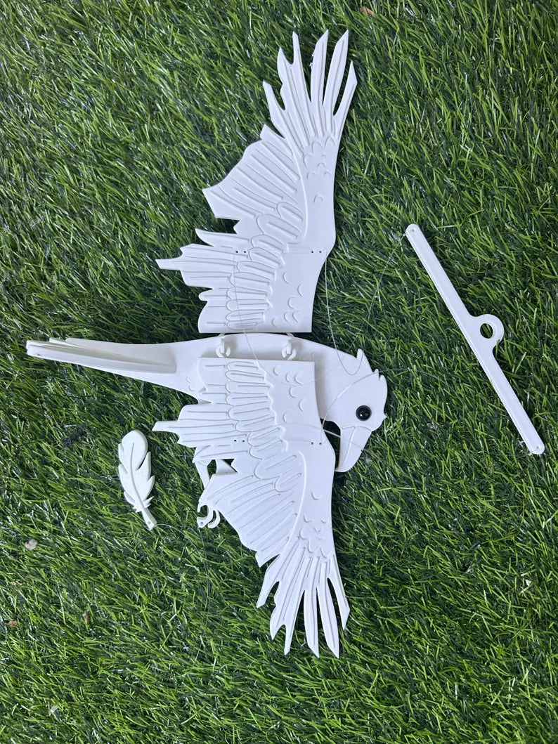 White Raven – Flying Decoration
