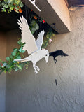 Raven Duo – Black & White Flying Ravens Set