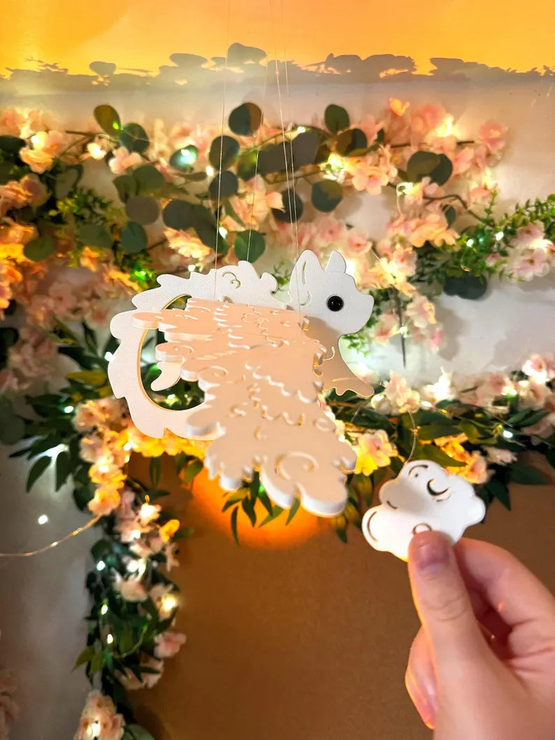 Flying Cloud Cat – Floating Hanging Mobile