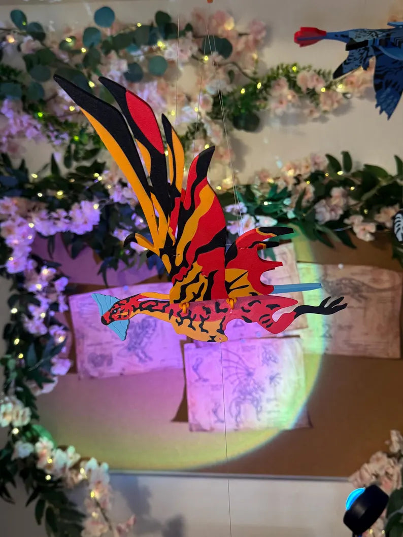 DIY Crimson Sky Hunter Kit – Build Your Own Flying Fantasy Predator