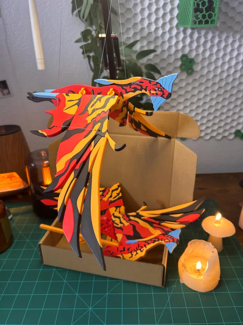 DIY Crimson Sky Hunter Kit – Build Your Own Flying Fantasy Predator