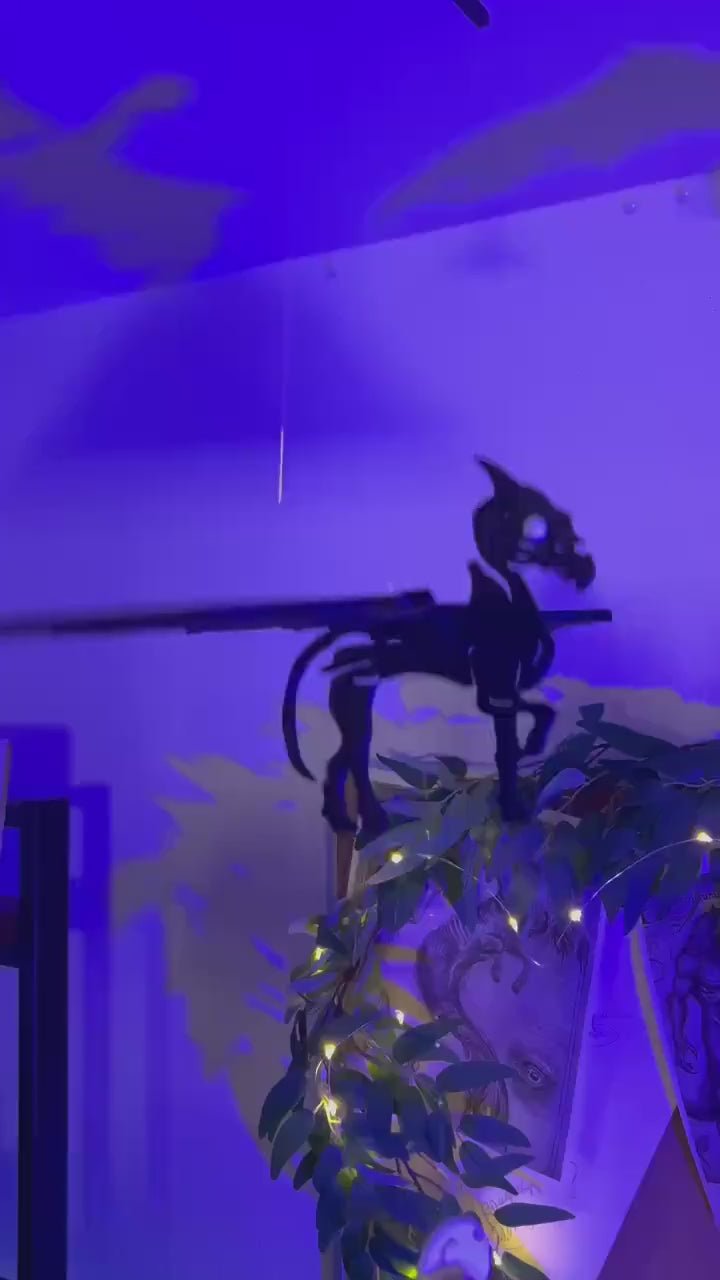 Dark Winged Fantasy Creature – Floating Hanging Mobile