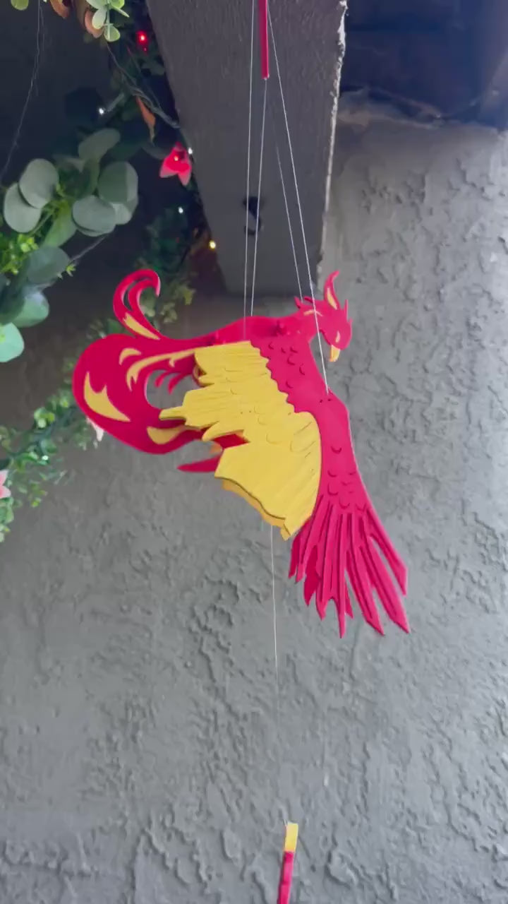 Flying Phoenix – Floating Hanging Mobile