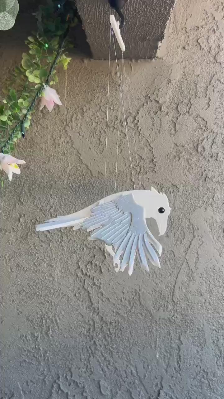 White Raven – Flying Decoration