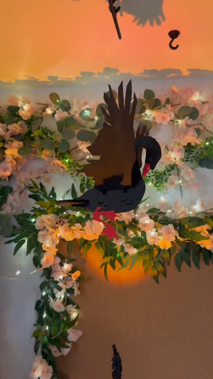 Flying Black Swan – Floating Hanging Mobile