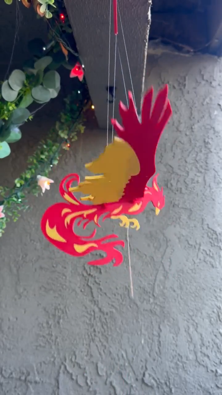Flying Phoenix – Floating Hanging Mobile